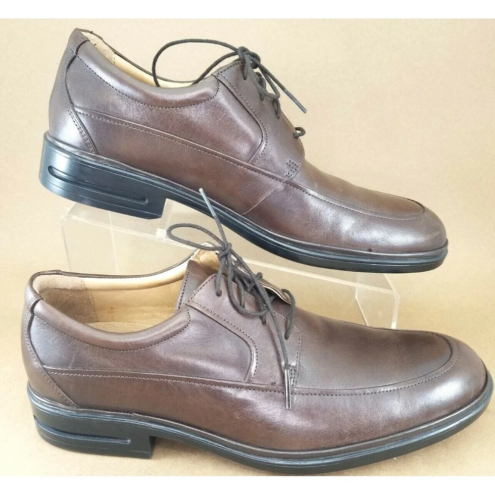 ROCKPORT Men's Size 8.5 M Signature Series Brown Leather Oxfords